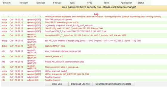 status_log